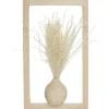 maxibazar Cadre Mural Vase Et Fleurs Sechees 19X32Cm- Decoration Murale