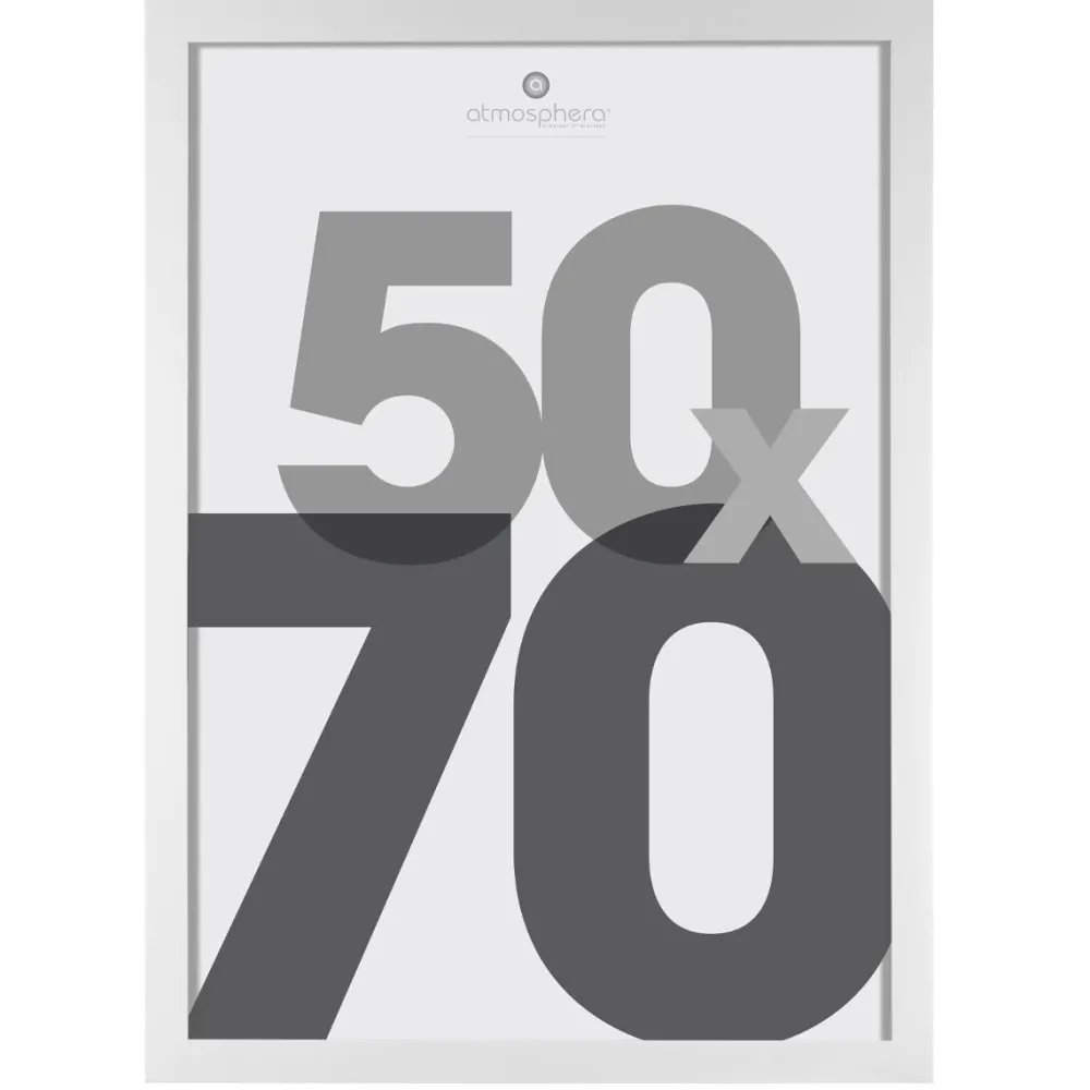 Atmosphera Cadre Photo Blanc Lise 50X70Cm- Cadres Photos