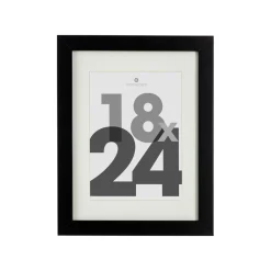 Atmosphera Cadre Photo Noir Eva 18X24Cm- Cadres Photos