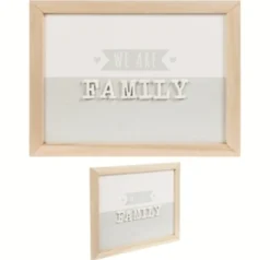 maxibazar Cadre We Are Family 18X23Cm- Toiles Et Tableaux