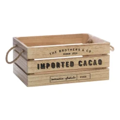 maxibazar Caisse Cagette Colonial D.29X21X13Cm- Paniers Et Cagettes