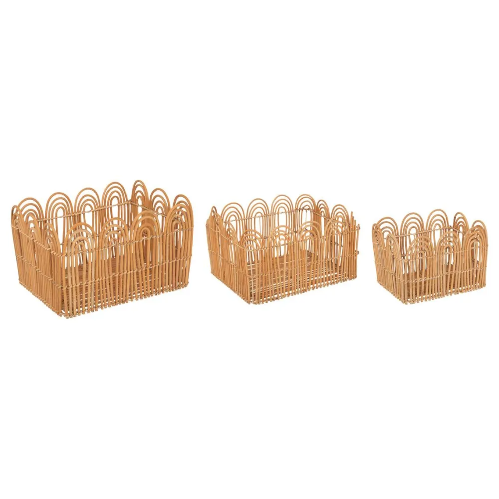 maxibazar Caisse Cagette Lour Naturel D.31X24X19 Cm- Objets De Decoration