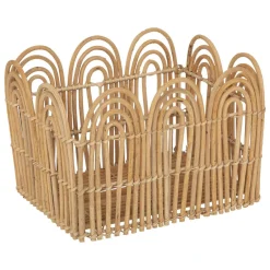 maxibazar Caisse Cagette Lour Naturel D.31X24X19 Cm- Objets De Decoration