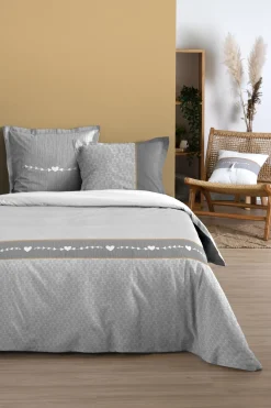 maxibazar Candice Housse Couette 240X220Cm 2 Taies Oreiller 63X63Cm- Housses De Couette