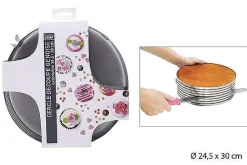 Pâtisserie|* Cercle A Genoise Extensible 22 A 30Cm