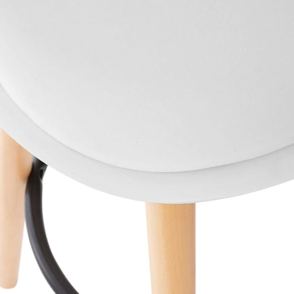 Atmosphera Tabourets De Bar>Chaise Bar Maxon Blanc