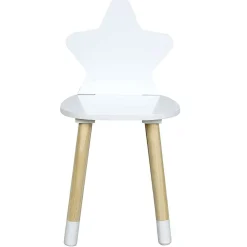 * Fauteuil Enfant></noscript>Chaise Etoile Blanc