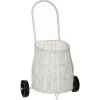 Atmosphera Chariot Plastique Effet Osier- Objets De Decoration Pour Enfant