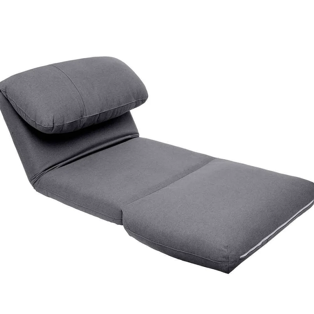 Atmosphera Canapés Convertibles>Chauffeuse 1 Place Gris Fonce Marza