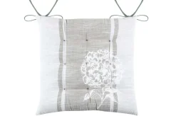 maxibazar Chaumont Galette De Chaise 40X40Cm Ecru- Galettes De Chaise