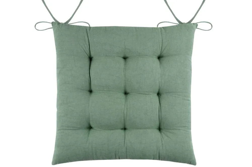 maxibazar Chaumont Galette De Chaise 40X40Cm Ecru- Galettes De Chaise