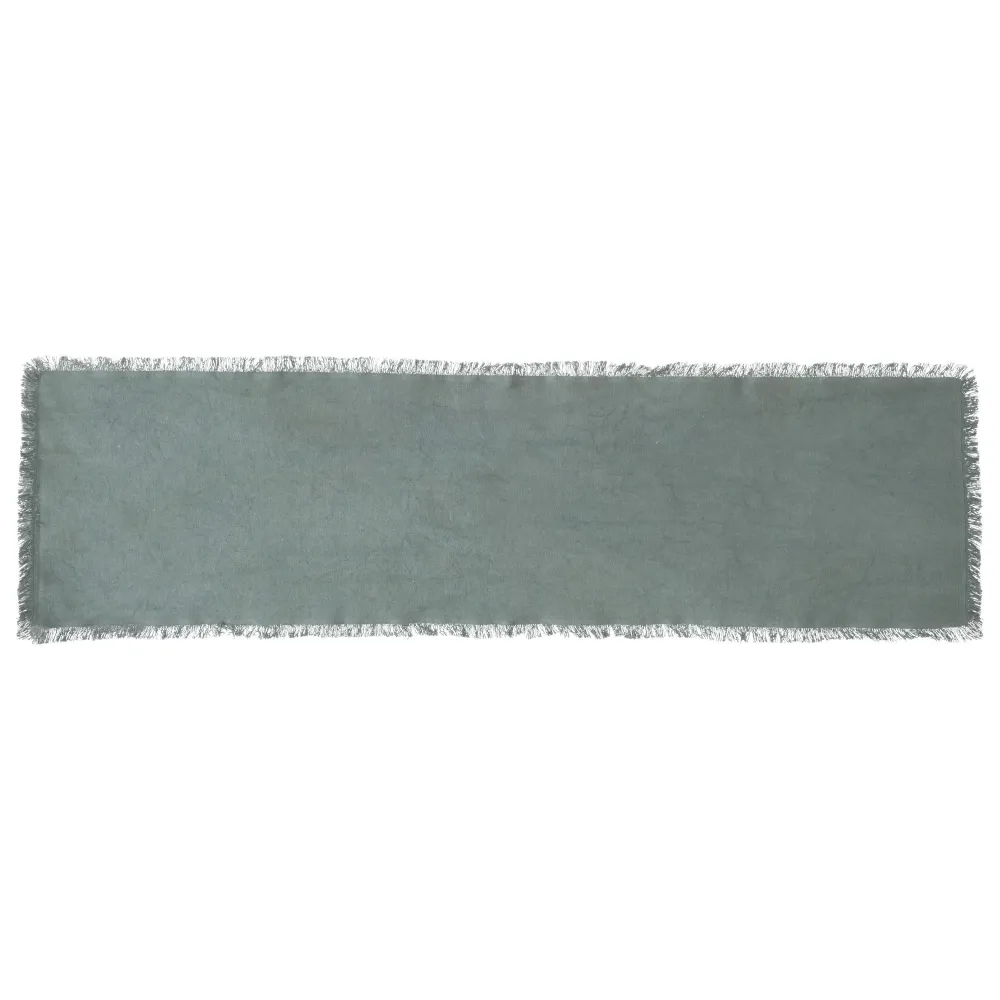 maxibazar Chemin De Table Maha Celadon 38X140Cm- Sets De Table Et Chemins De Table