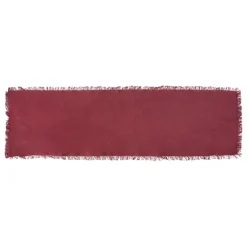 maxibazar Chemin De Table Maha Grenat 38X140Cm- Sets De Table Et Chemins De Table
