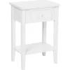 Atmosphera Tables De Chevet>Chevet 1 Tiroir Blanc Charme