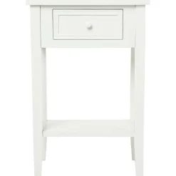 Atmosphera Tables De Chevet></noscript>Chevet 1 Tiroir Blanc Charme