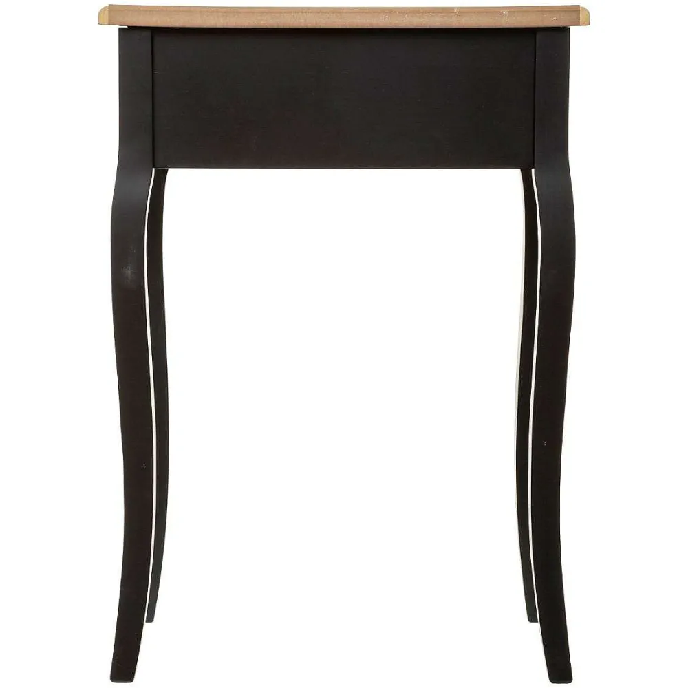 Atmosphera Tables De Chevet>Chevet 1 Tiroir Noir Chrysa