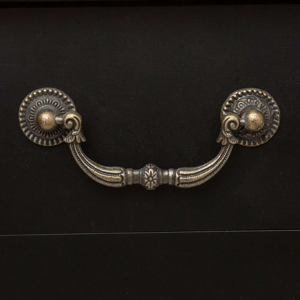 Atmosphera Tables De Chevet>Chevet 1 Tiroir Noir Chrysa