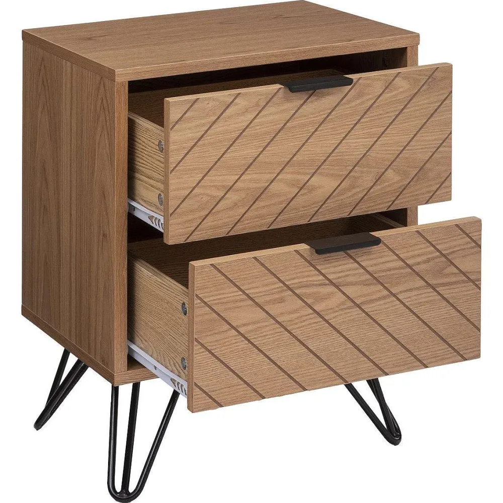 * Tables De Chevet>Chevet 2 Tiroirs Naomi