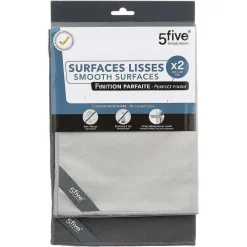 Menage|Five Chiffon Surf Lisse Microfibre X2 Pièces