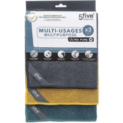 Menage|Five Chiffon Ultra Pure Microfibre X3 Pièces