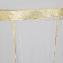 Atmosphera Ciel De Lit Bordure Doree- Voilage Et Rideau Enfant