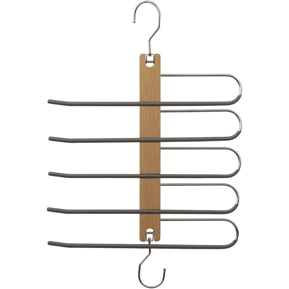 Organisation Du Dressing|Five Cintre Bois 5 Pantalons