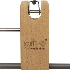 Organisation Du Dressing|Five Cintre Bois 5 Pantalons