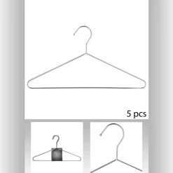 Organisation Du Dressing|Five Cintre Metal Chrome X5