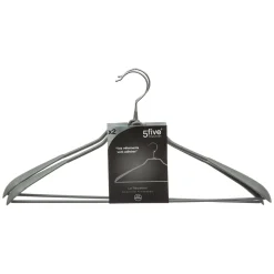 Organisation Du Dressing|Five Cintre Metal Veste Gris X2 Pièces