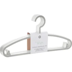 Atmosphera Cintre Plastique Gris X6 Pieces- Objets De Decoration Pour Enfant