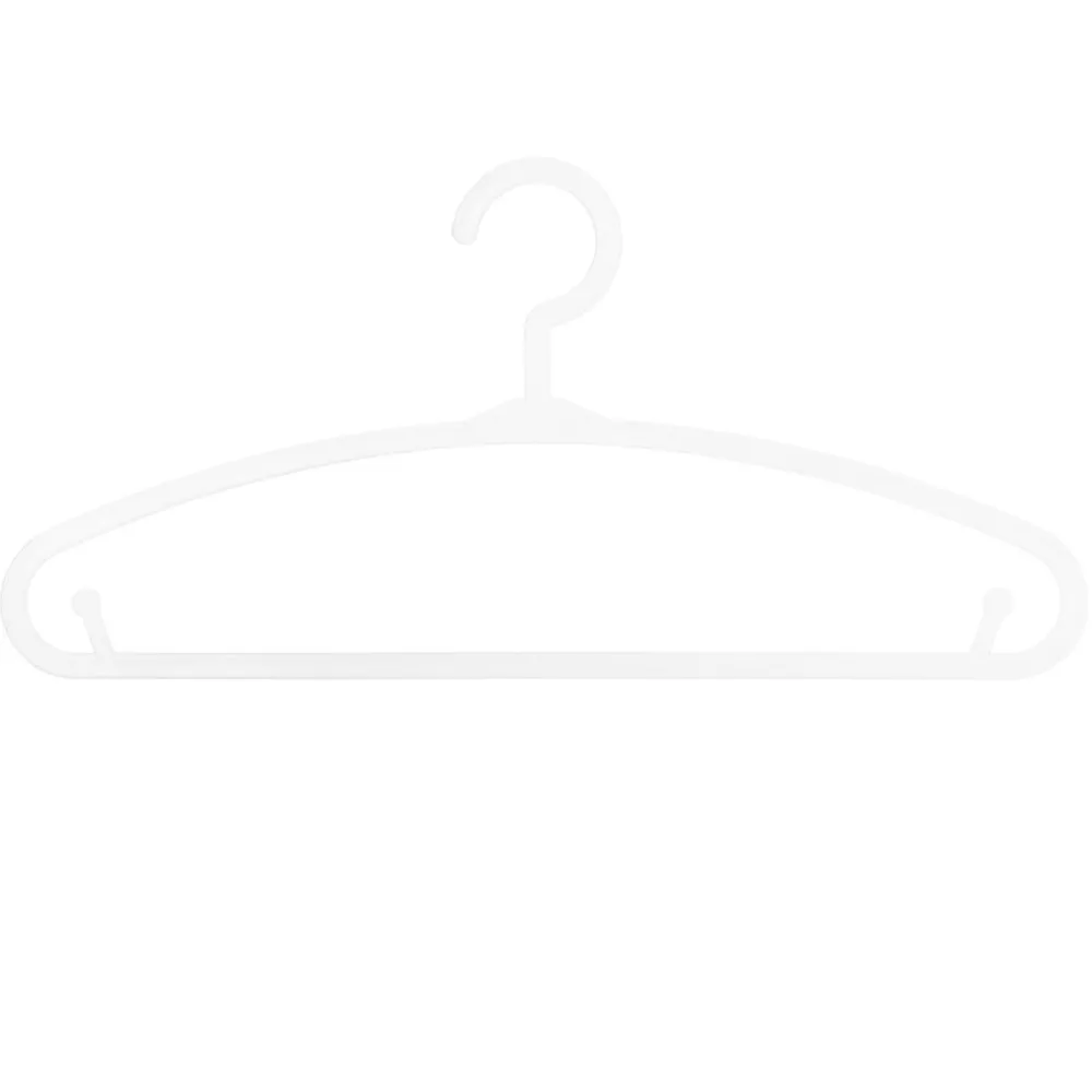 Atmosphera Cintre Plastique X 6 Pieces Blanc- Objets De Decoration Pour Enfant