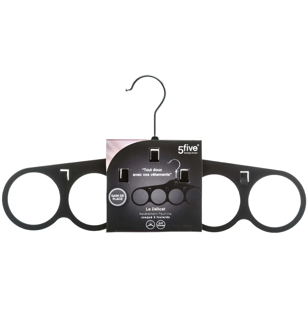 Organisation Du Dressing|* Cintre Porte 5 Foulards Feutrine