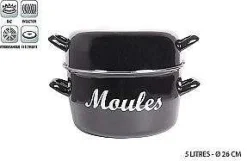 Cuisson|* Cocotte A Moules 5L Noir