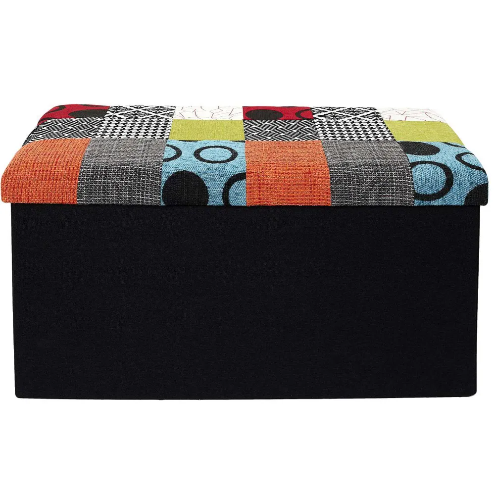 * Poufs>Coffre Banc Pliable Patchwork