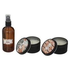 maxibazar Coffret Alicante Ambre- Bougies, Senteurs Et Accessoires