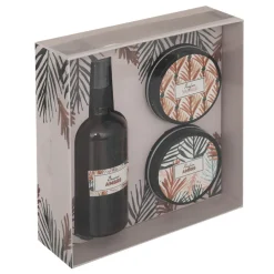 maxibazar Coffret Alicante Ambre- Bougies, Senteurs Et Accessoires