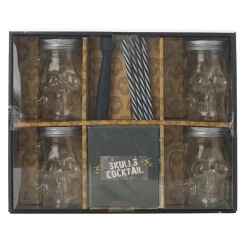 Cocktails Et Boissons|Secret de Gourmet Coffret Chopes Skulls