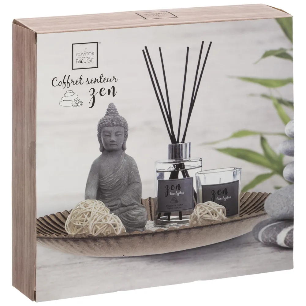 Atmosphera Coffret Senteur Zen- Bougies, Senteurs Et Accessoires