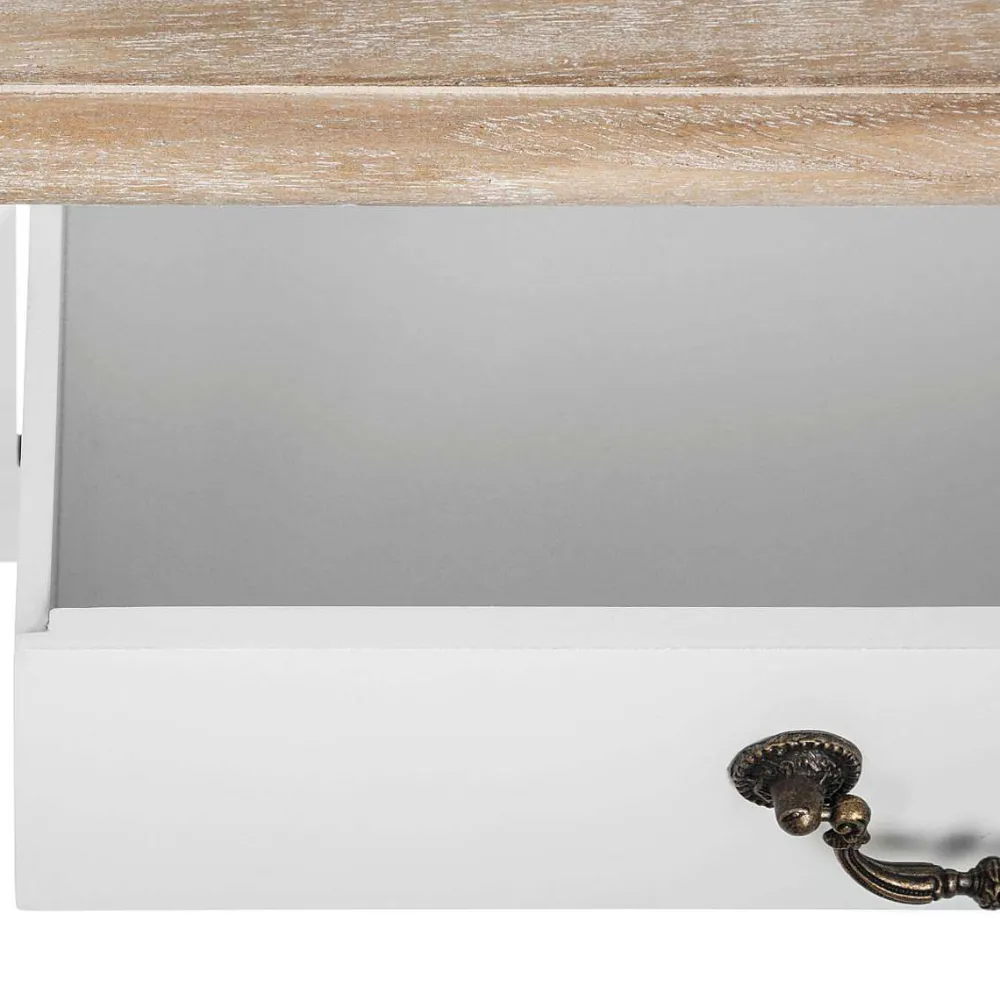 Atmosphera Coiffeuses>Coiffeuse Chrysa 3 Tiroirs Blanc