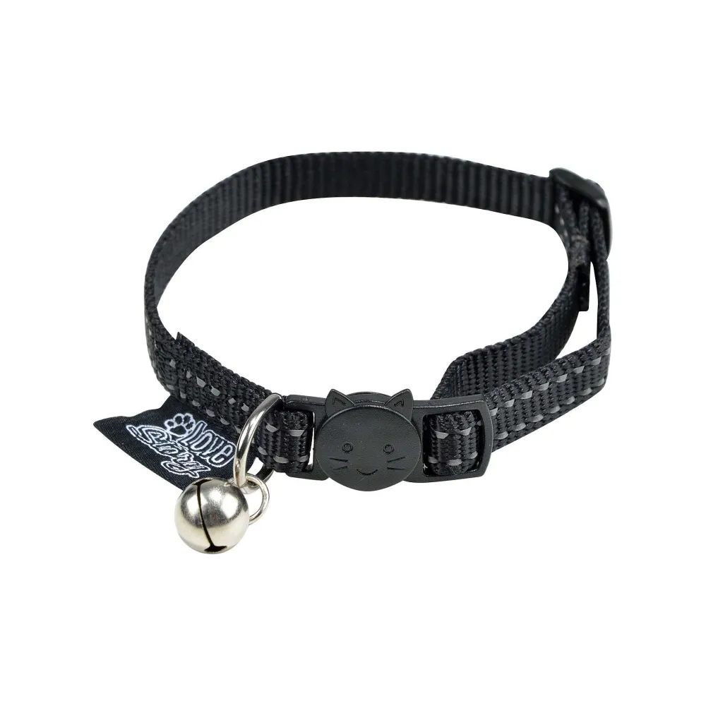 Couchage Et Transport|* Collier Anti Etranglement 20 A 28Cm Reflechissant Noir
