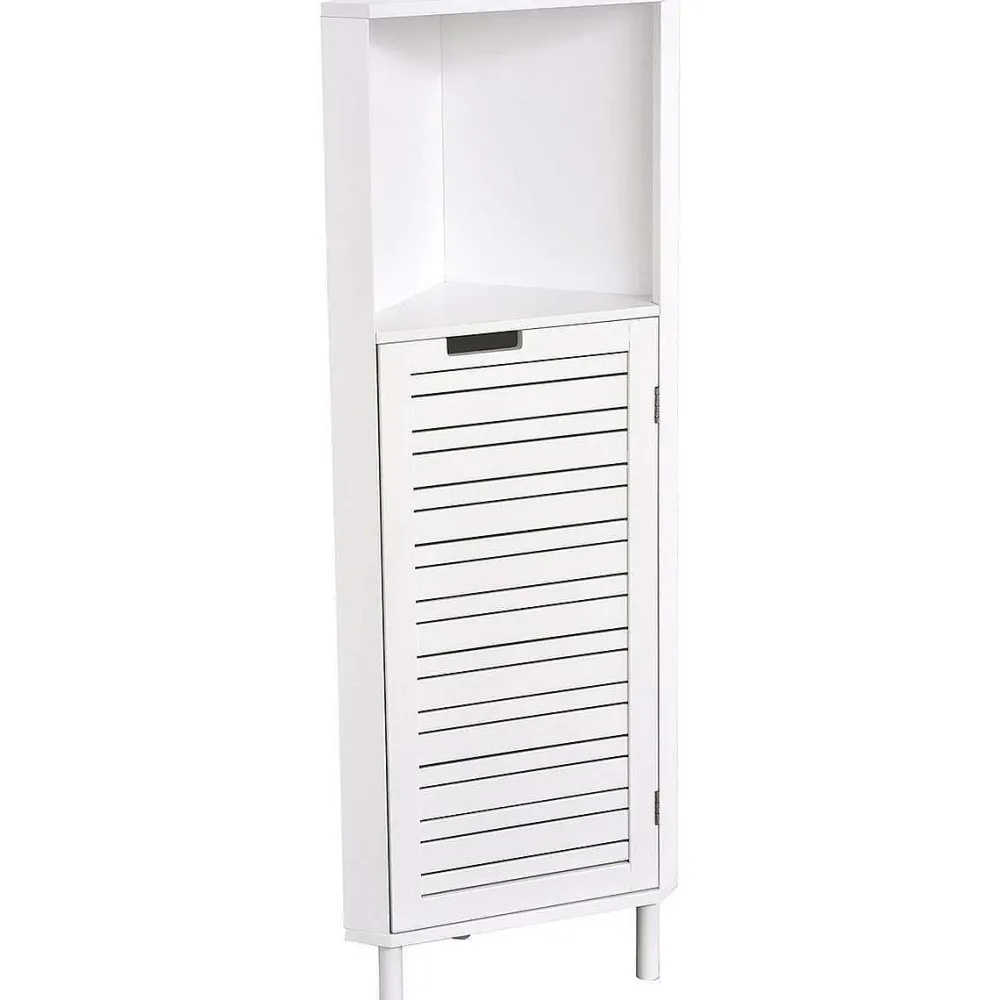 * Meubles Salle De Bain>Colonne D Angle Mdf 1 Niche 1 Porte 1 Etagere Miami