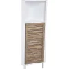 * Meubles Salle De Bain>Colonne D Angle Mdf 1 Niche 1 Porte 1 Etagere Stockholm