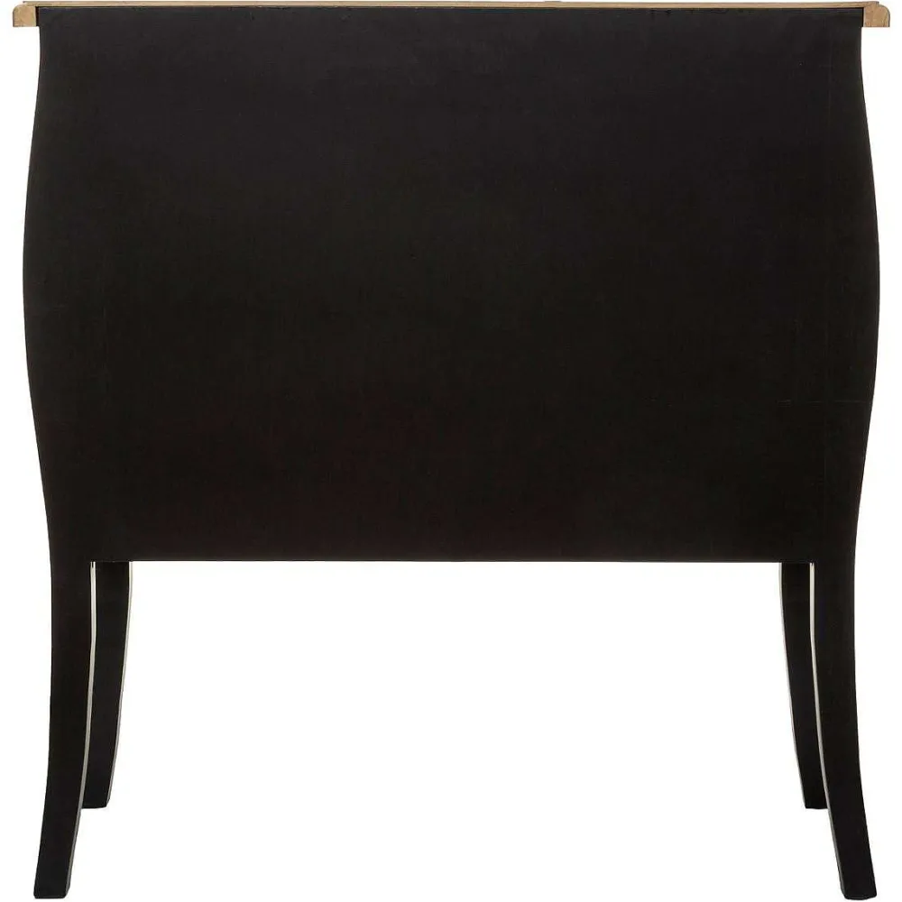 Atmosphera Commodes>Commode 3 Tiroirs Noir Chrysa