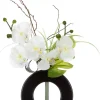 Atmosphera Composition Orchidees Vase Ceramique H.44Cm- Compositions Florales