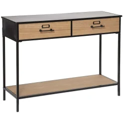 * Tables Consoles>Console 2 Tiroirs Baris