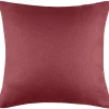 maxibazar Copenhague Coussin 50X50Cm Rouge- Rideaux Occultants Et Coussins
