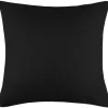 maxibazar Copenhague Coussn 50X50Cm Noir- Rideaux Occultants Et Coussins