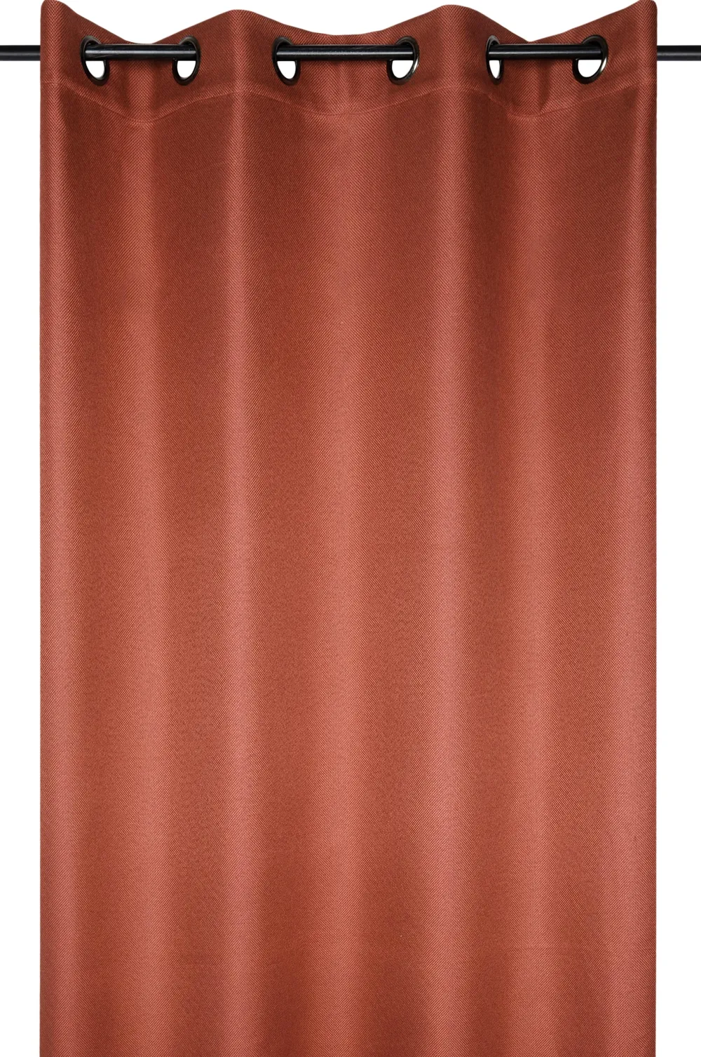 maxibazar Copenhague Occultant Polaire 140X260Cm Terracotta- Rideaux Occultants Et Coussins