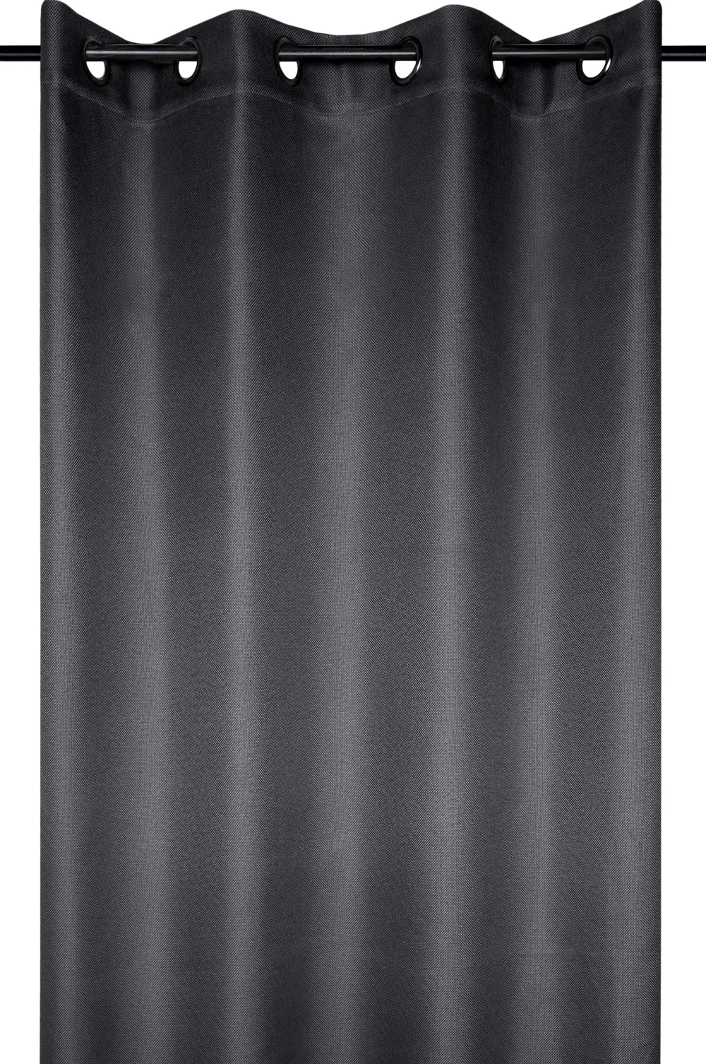 maxibazar Copenhague Rideau Occultant 140X180Cm Anthracite- Rideaux Occultants Et Coussins