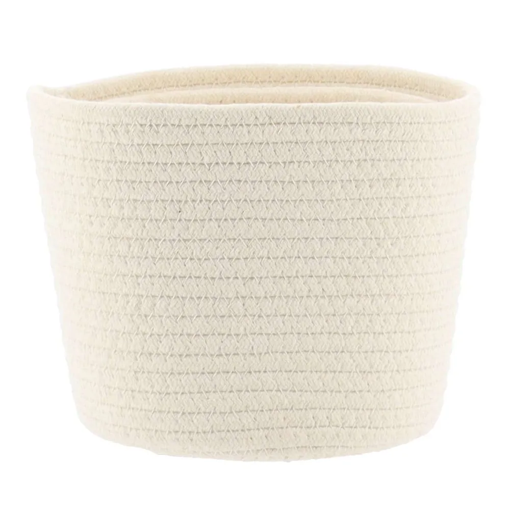 Rangement Salle De Bain|* Corbeille Naturel Marron Chine D.19X16Cm